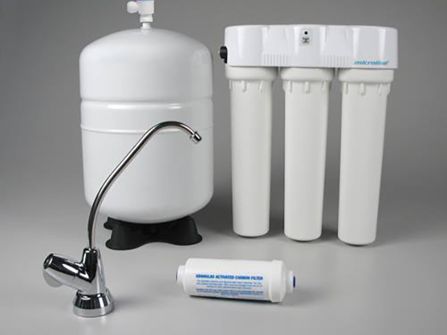 Hanson Soft Water reverse osmosis system.